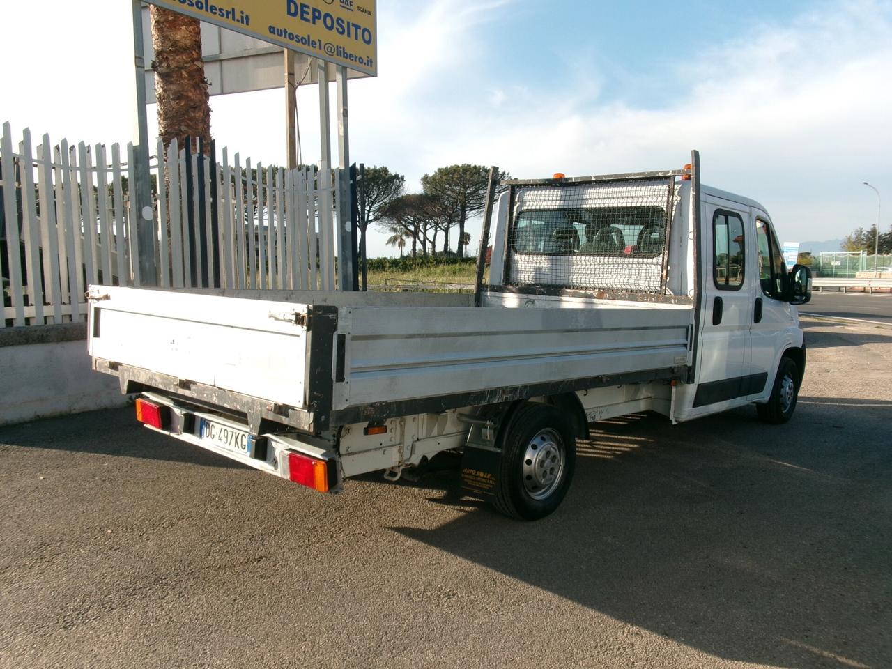 Fiat Ducato 3000 160CV DOPPIA CABINA 7 POSTI CASSONE FISSO 3.50 METRI