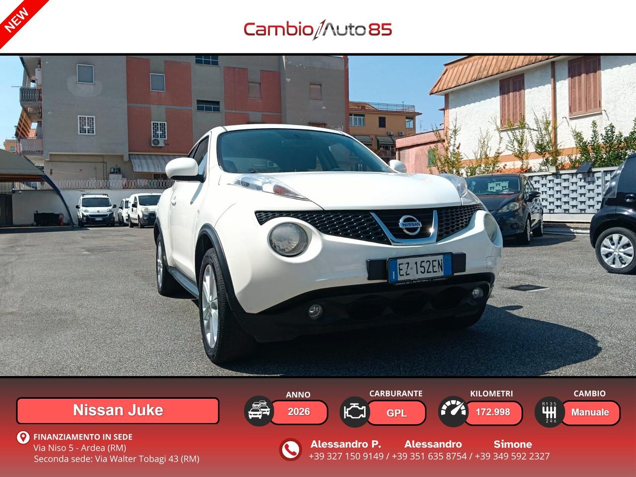 Nissan Juke 1.6 GPL Eco Acenta