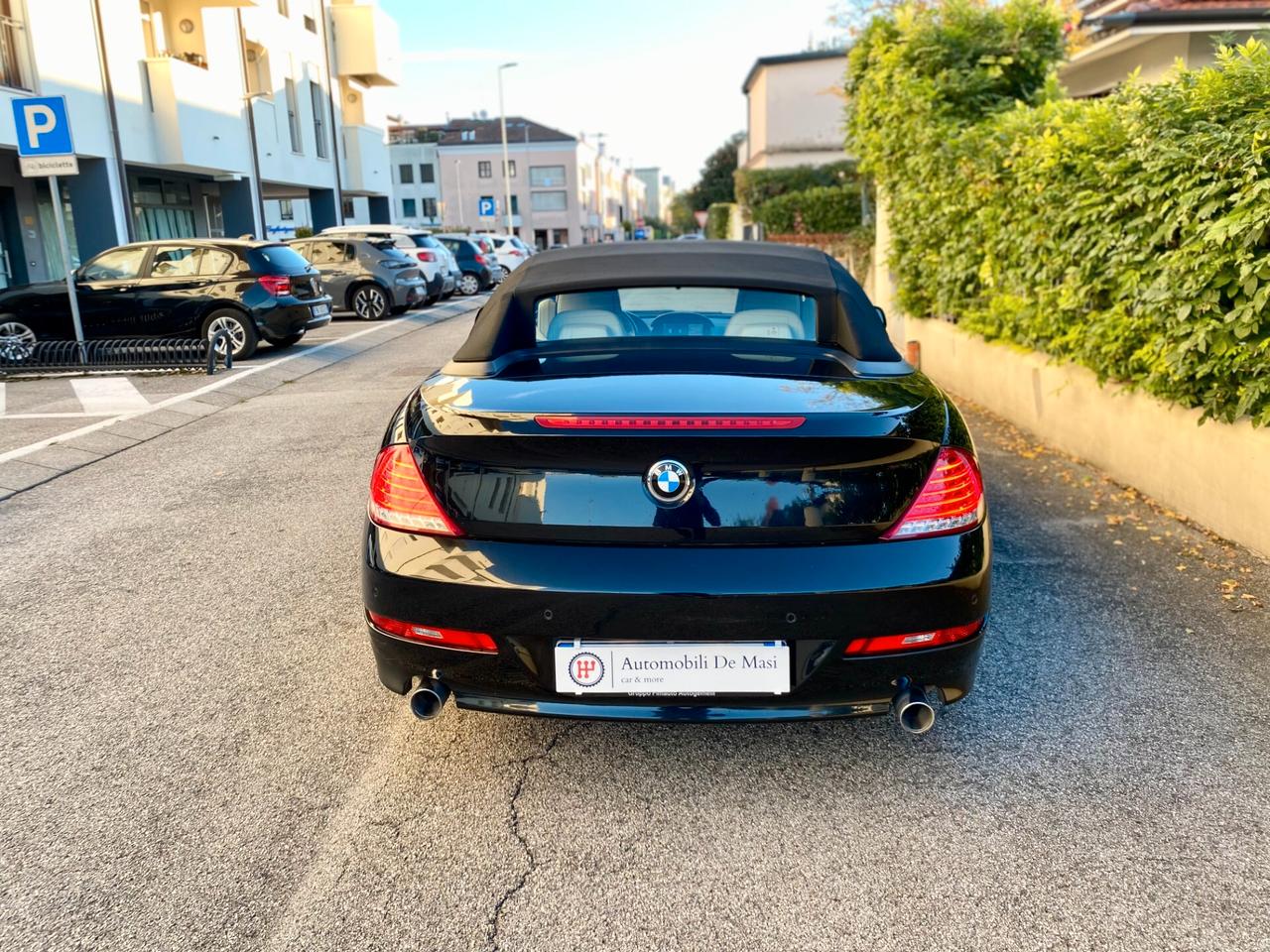 BMW Serie 635d Cabrio auto 286cv TAGLIANDI CERTIFICATI BMW