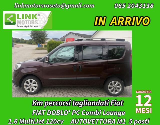 FIAT Doblo PC Combi 5posti M1 1.6 MJT 16V 120CV Lounge
