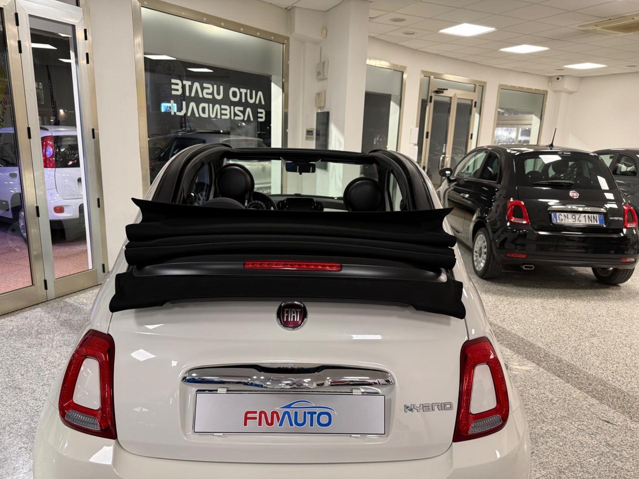 "" OCCASIONE FIAT 500 CABRIOLET!! Fiat 500 C 1.0 Hybrid Red OK NEOPATENTATI