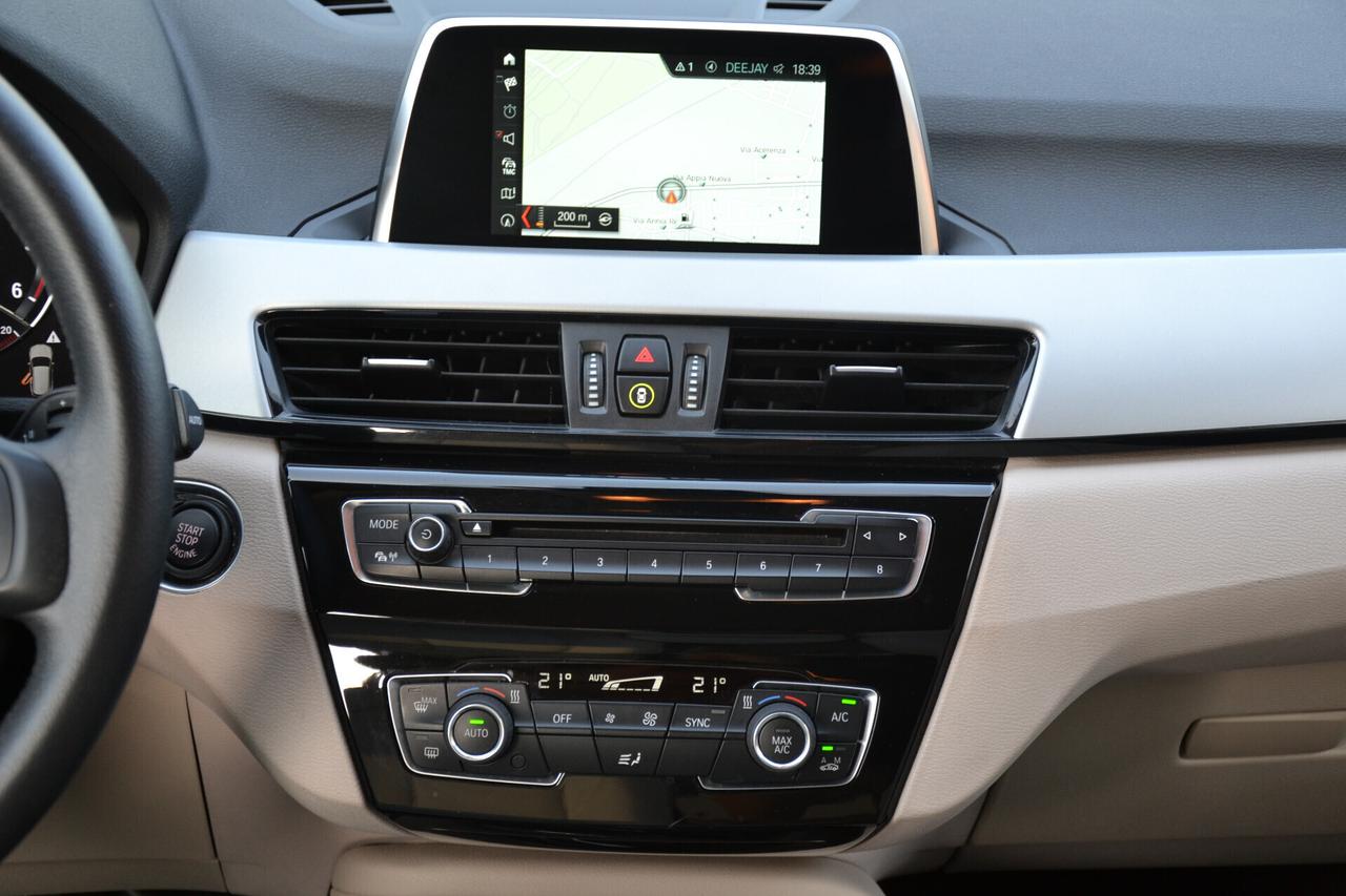 Bmw X1 20D 190CV AUTOM. **PELLE-LED-PDC-NAV**UNIPRO'**