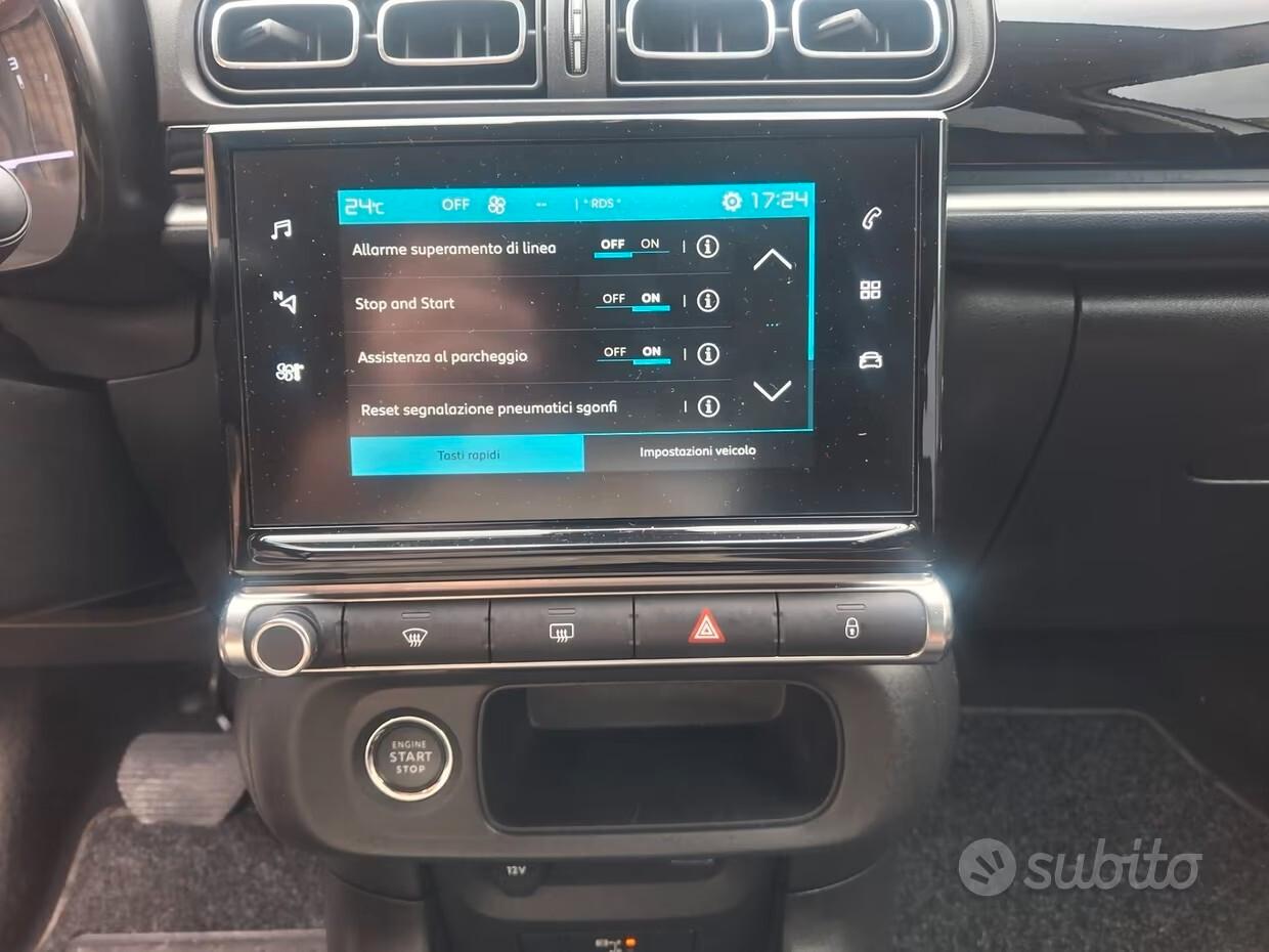 Citroen C3 PureTech 110 S&S EAT6 Shine AUTOMATICA APPLE CAR PLAY NAVI CLIMA CERCHI BI-COLOR