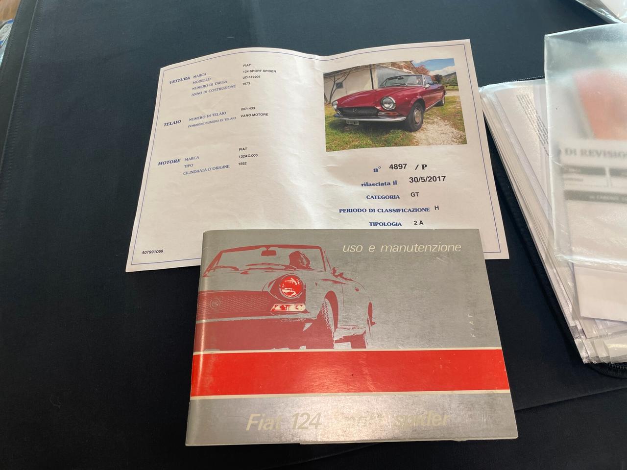 Fiat 124 Spider 1.6 109CV TARGA ORO