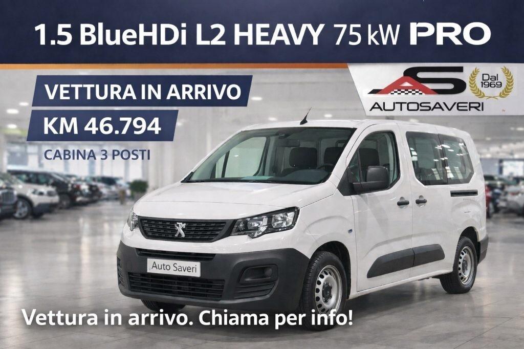 PEUGEOT Partner BlueHDi 100 PLungo Pro doppia por