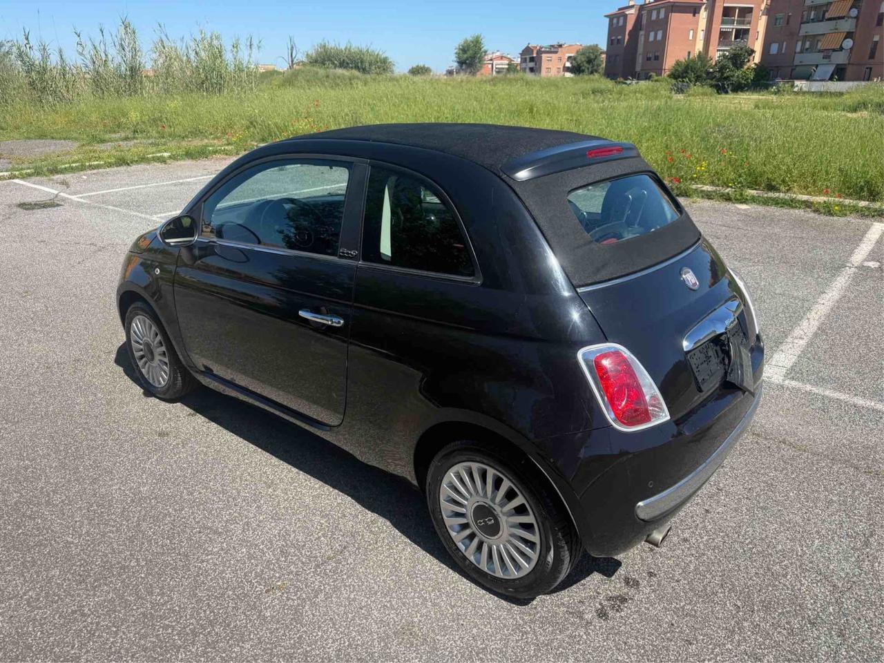 FIAT 500 cabrio 90000km originali garanzia 12 mesi permute