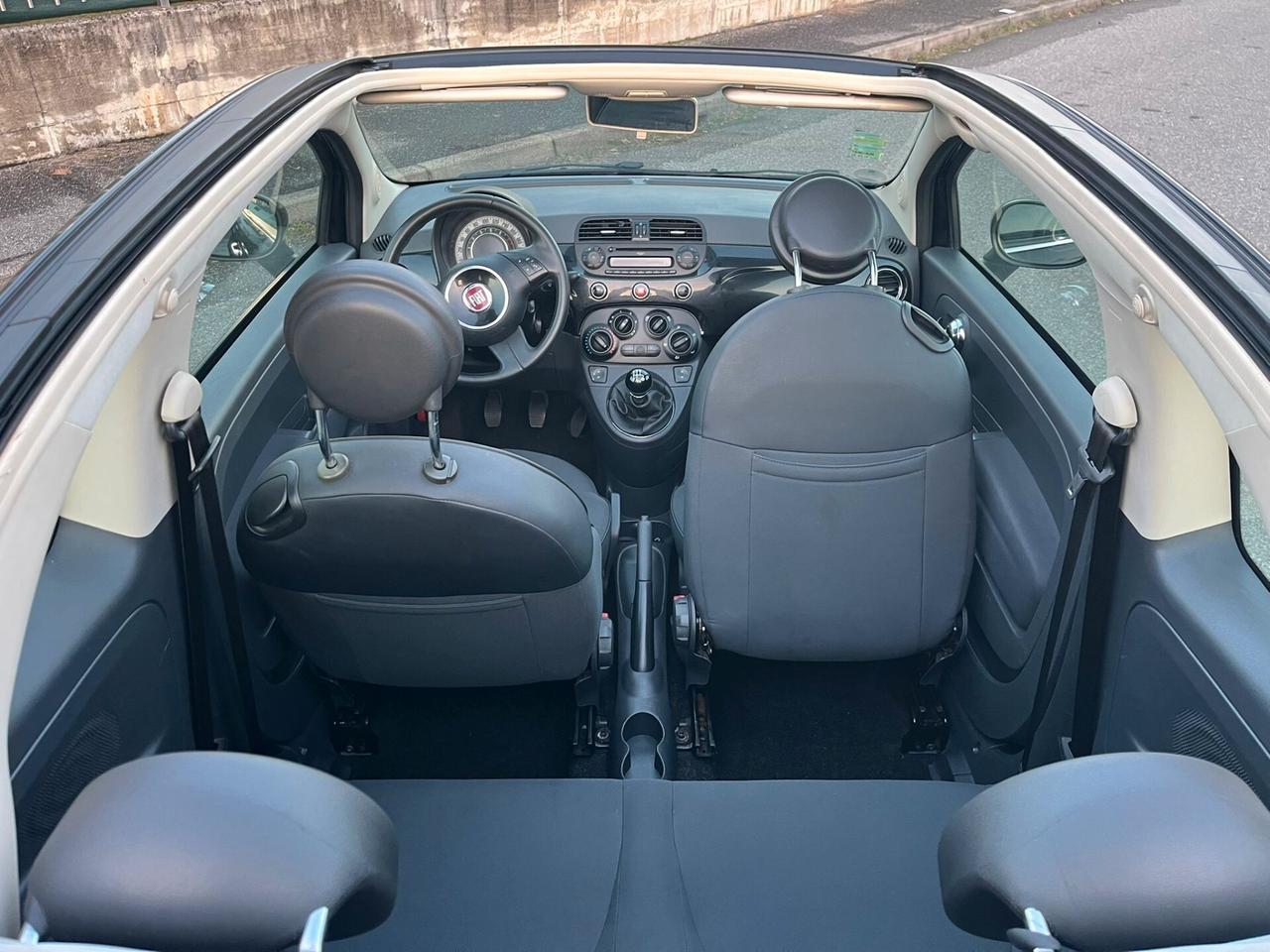 Fiat 500C 1200 CABRIO TOTAL BLACK