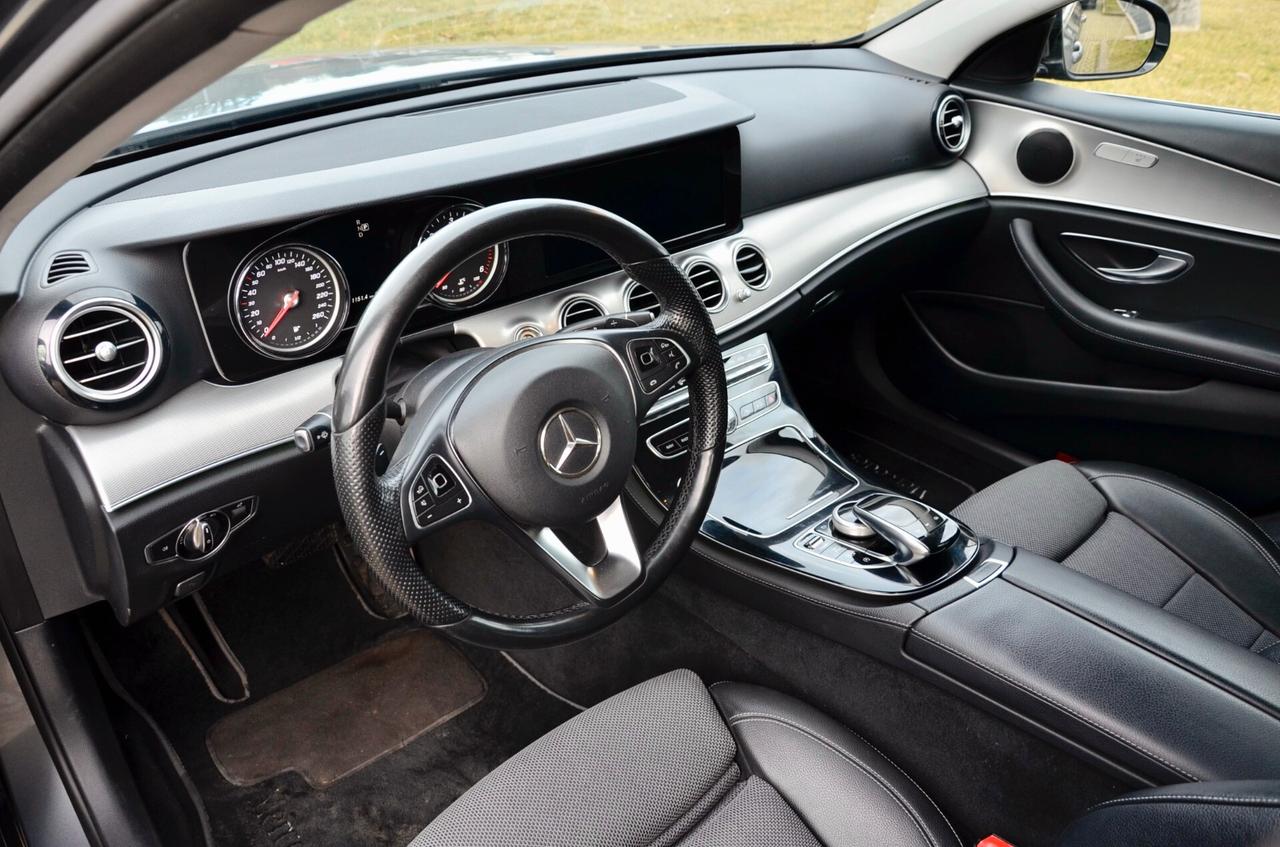 MERCEDES-BENZ SW E 220d SPORT 194cv AUTO, UFF ITALIANA, SERVICE MERCEDES, FULL LED, RETROCAMERA, PERMUTE