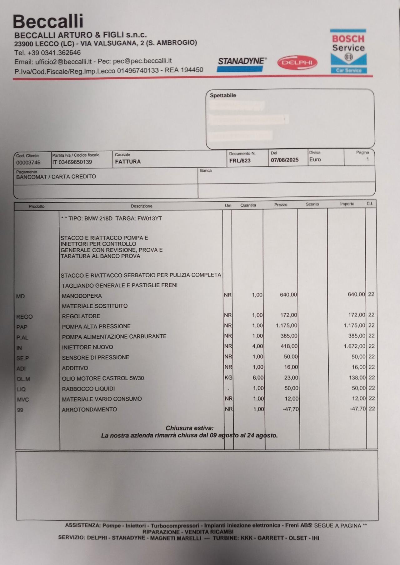 Bmw 2 Active Tourer 218d 7 Posti