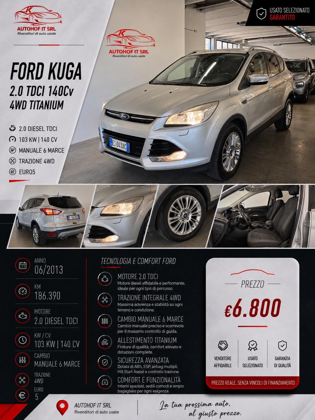 Ford Kuga 2.0 TDCI 4WD Titanium CERTIFICATA FORD