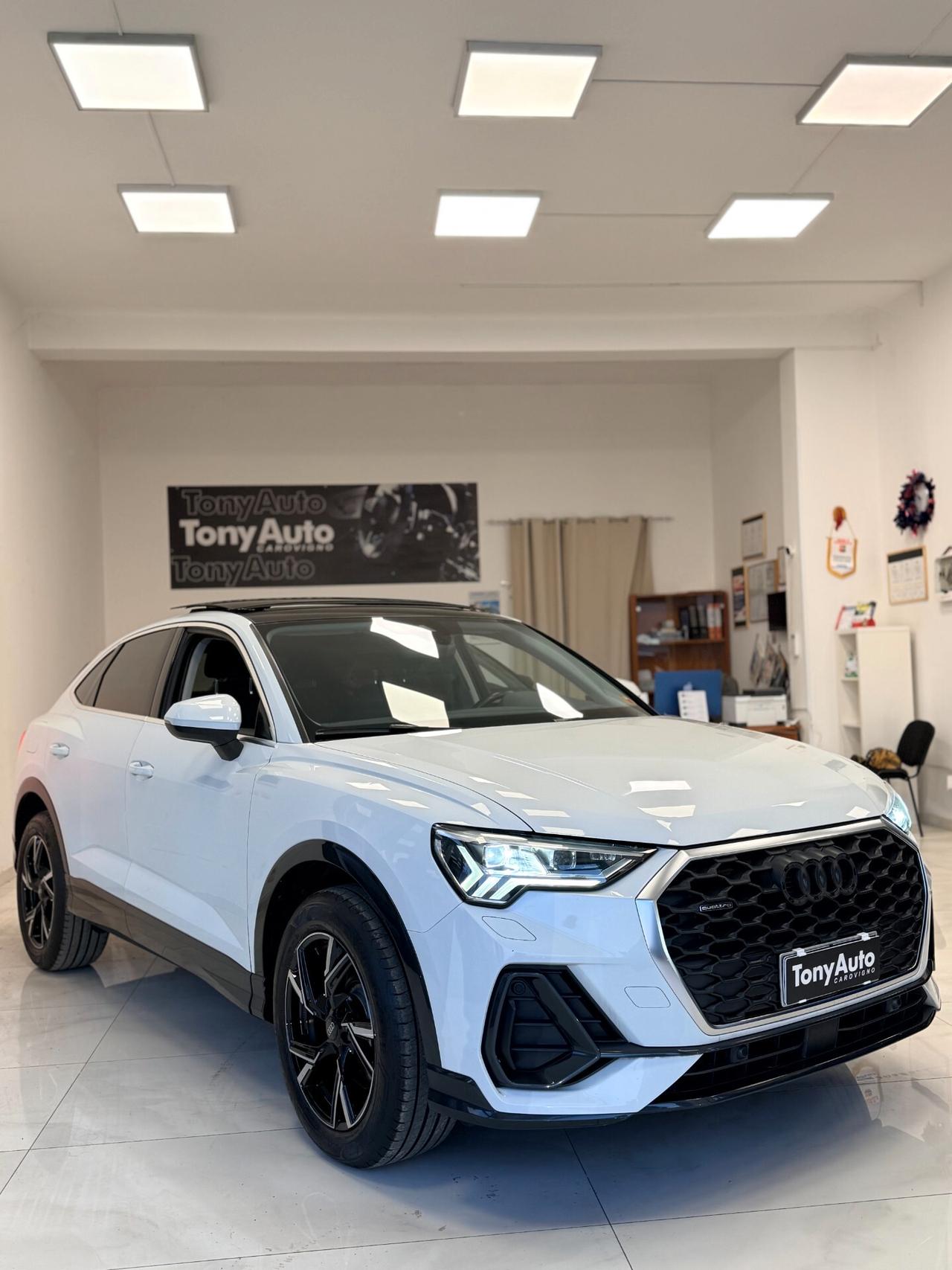 Audi Q3 SPB 40 TDI quattro S tronic 190 C.V CON TETTO APRIBILE,VIRTUAL COCKPIT,APPLE CARPLAY,TELECAMERA