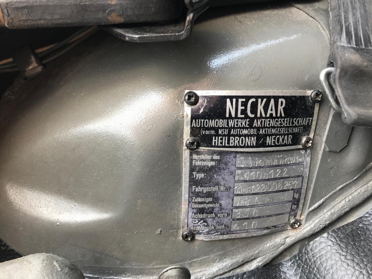 Autobianchi BIANCHINA CABRIOLET * PELLE *