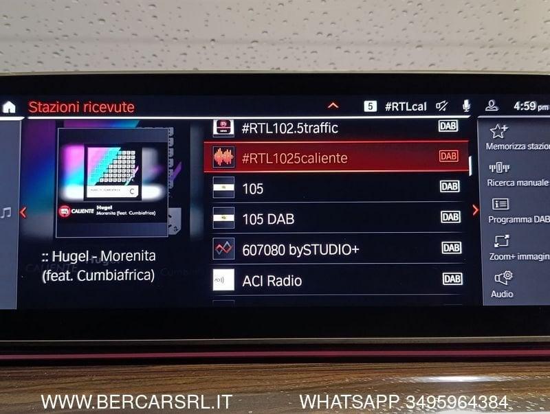 BMW Serie 5 520d 48V xDrive Touring Luxury*SEDILI RISC*TELECAMERA*CAMBIO AL VOLANTE*