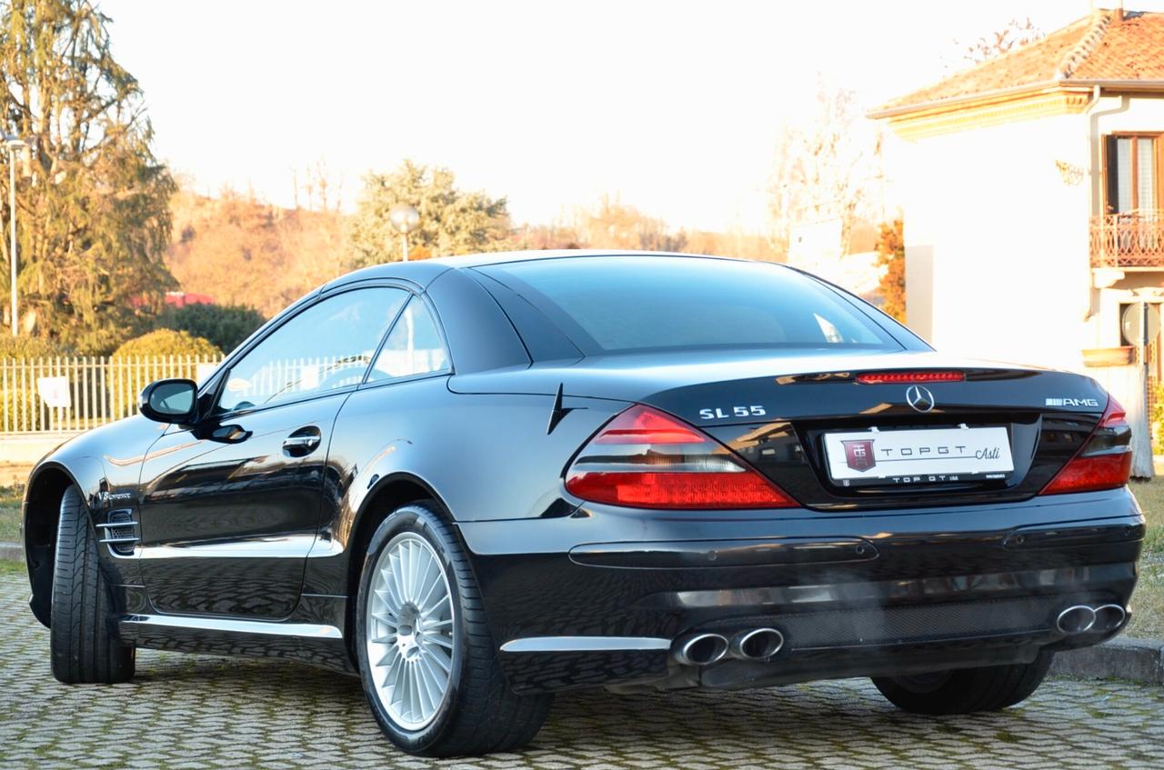 MERCEDES-BENZ SL 55 AMG 500cv, ISCRITTA ASI, PERFETTA, UFF ITALIANA, SERVICE MERCEDES, PERMUTE