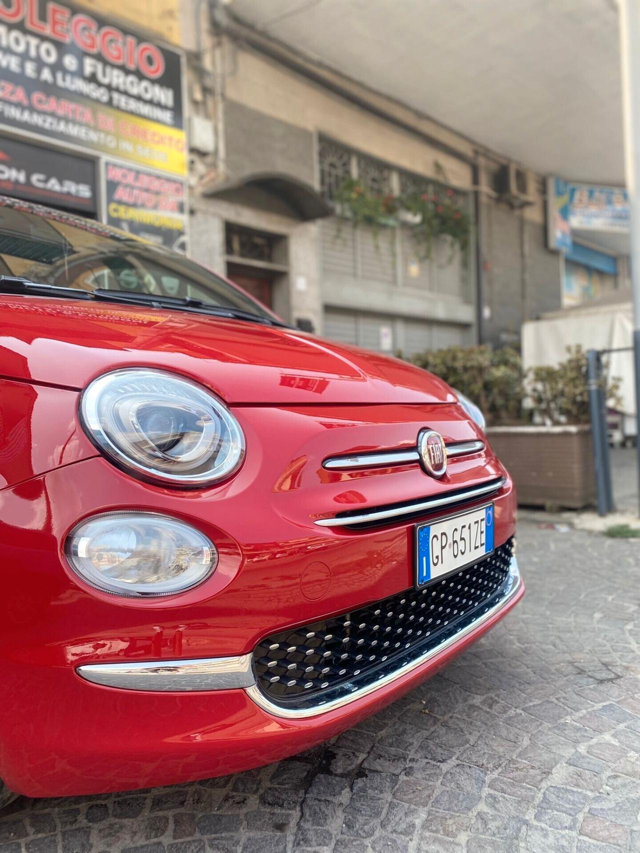 Fiat 500 1.0 Hybrid Red