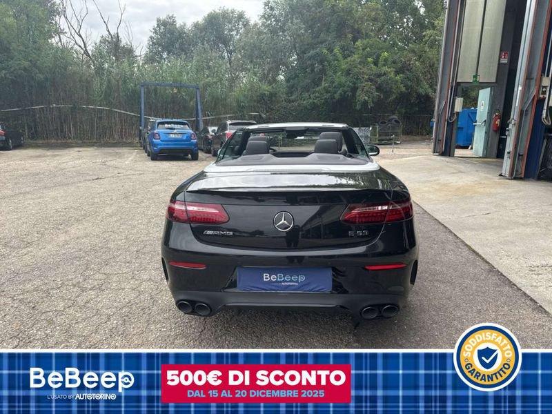 Mercedes-Benz Classe E Cbr E CABRIO 53 AMG MHEV (EQ-BOOST) 4MATIC + AUTO MY20
