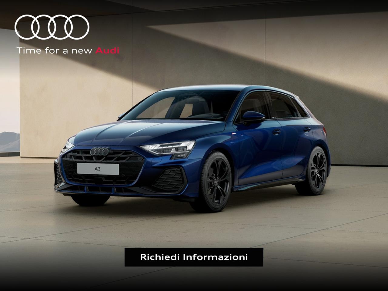 Audi A3 sportback 1.5 tfsi mhev s line edition 150cv s-tronic