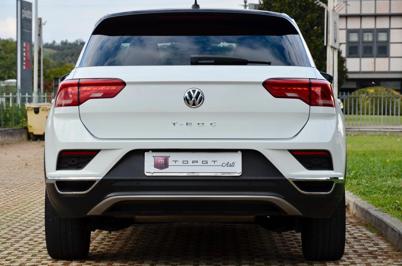 VOLKSWAGEN T-ROC 1.0 TSI ADVANCED 116cv, UNICOPROP, SERVICE VW, EURO 6D, BICOLOR, APPLE ANDROID, PERMUTE