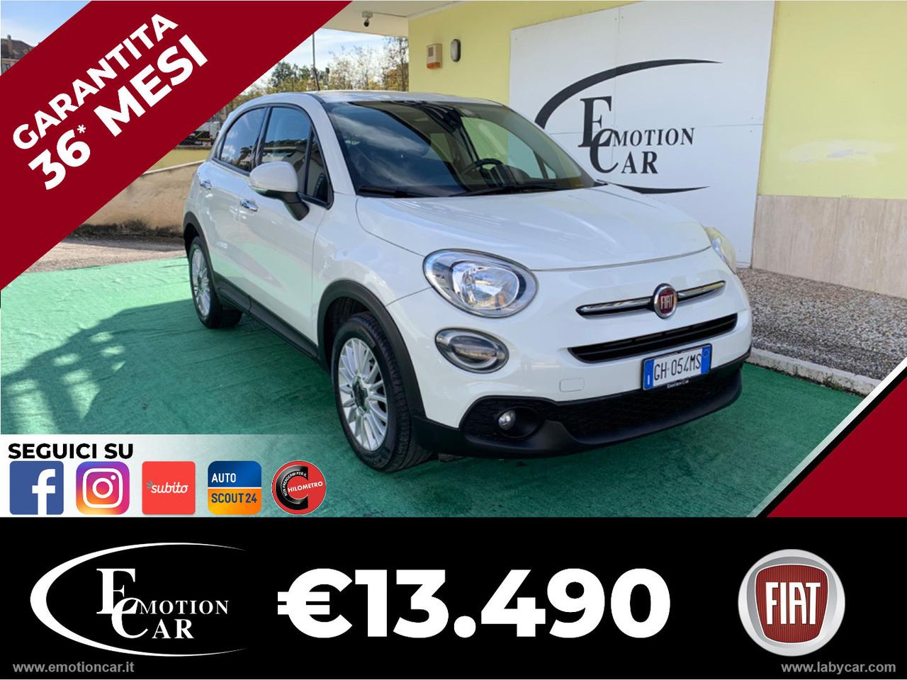 FIAT 500X 1.3 M.Jet 95 CV Yacht Club Capri - 2021