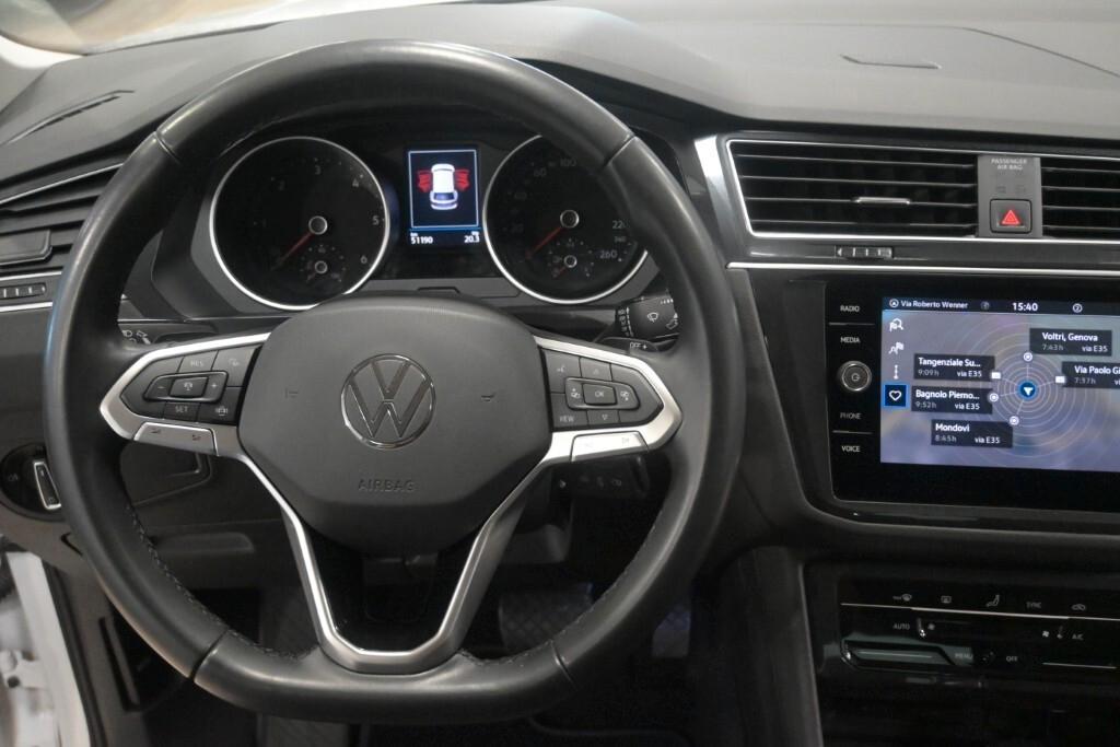 VOLKSWAGEN TIGUAN 2.0 TDI 150CV DSG SCR LIFE ( FARI LED - CLIMA TRIZONA - ADAPTIVE CRUISE - NAVI - APP CONNECT - PARK PILOT )