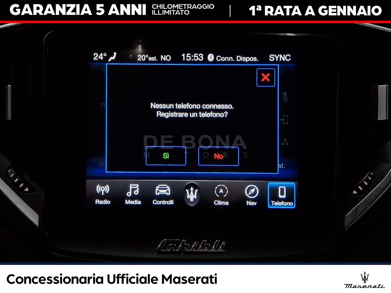 Maserati Ghibli 3.0 v6 ds ribelle black 275cv auto