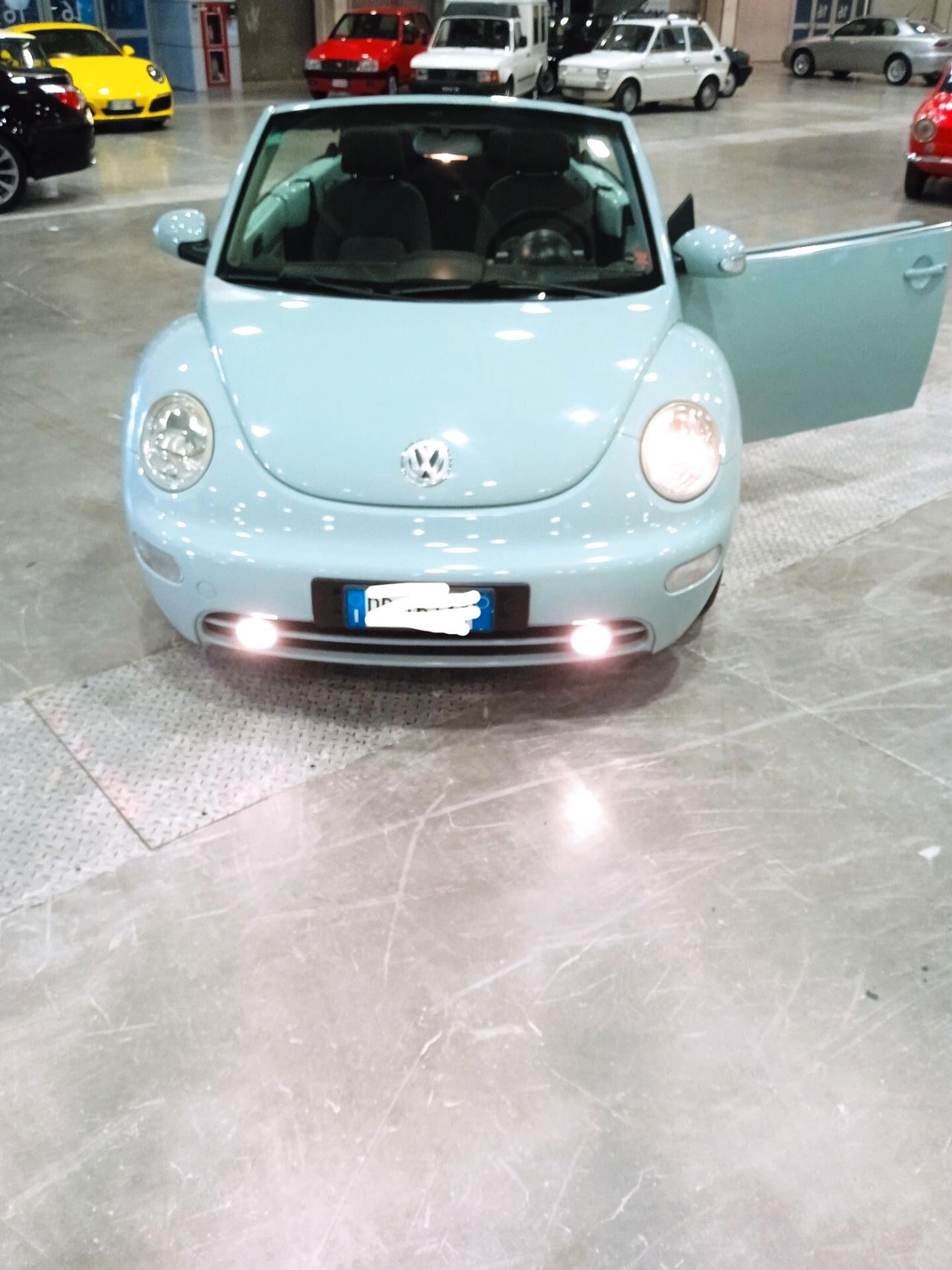 Volkswagen New Beetle 1.6 Cabrio ASI azzurro Tiffany no bollo