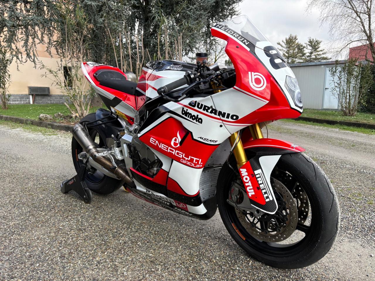 Bimota BB3 con motore/elettronica BMW HP4