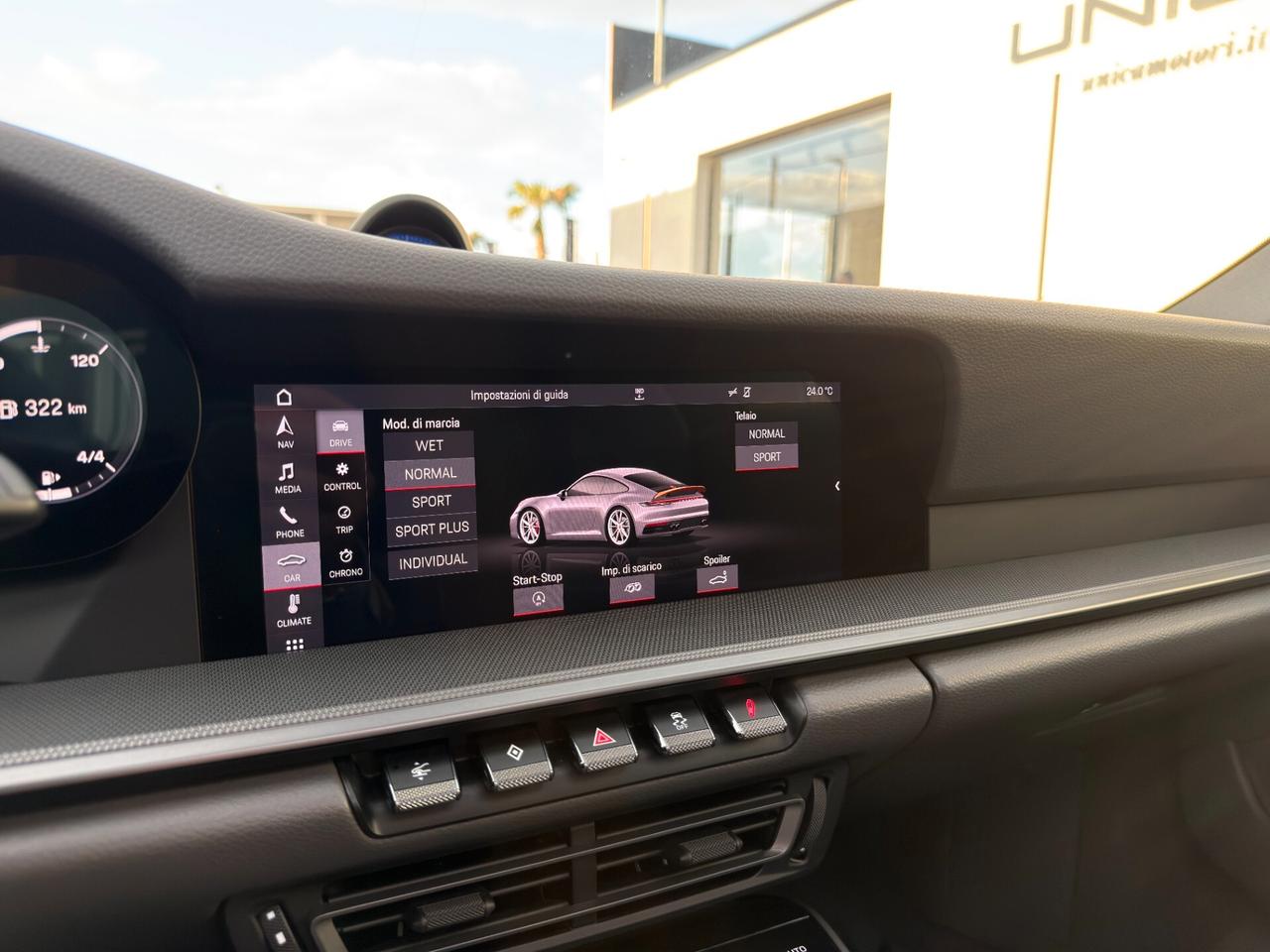 Porsche 911 992 COUPE' 3.0 450 CV CARRERA 4S PASM ITALIANA TETTO