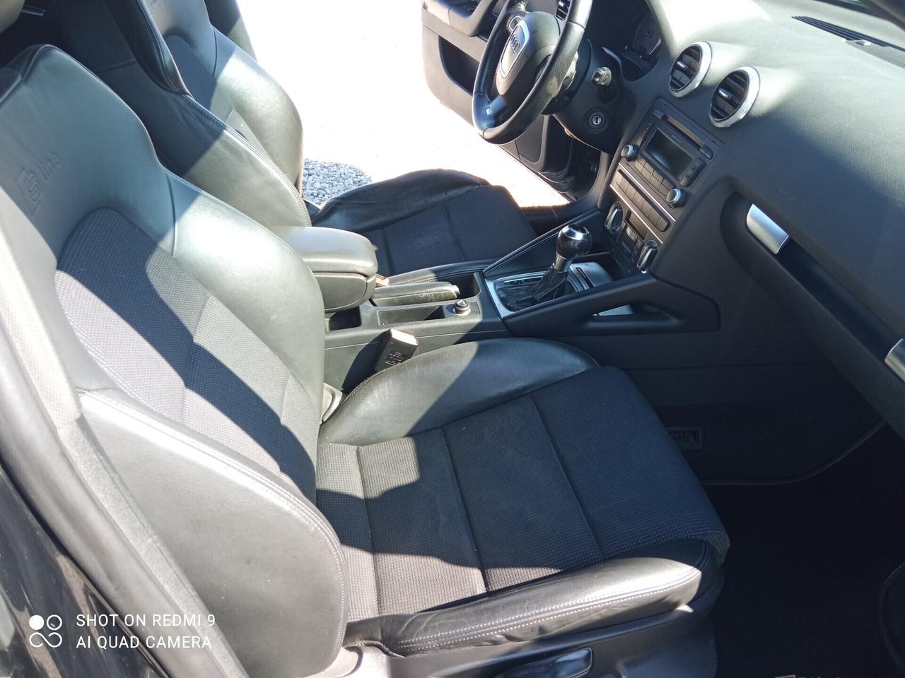 Audi A3 1.6 TDI 105 CV s.line CR S tronic Ambition