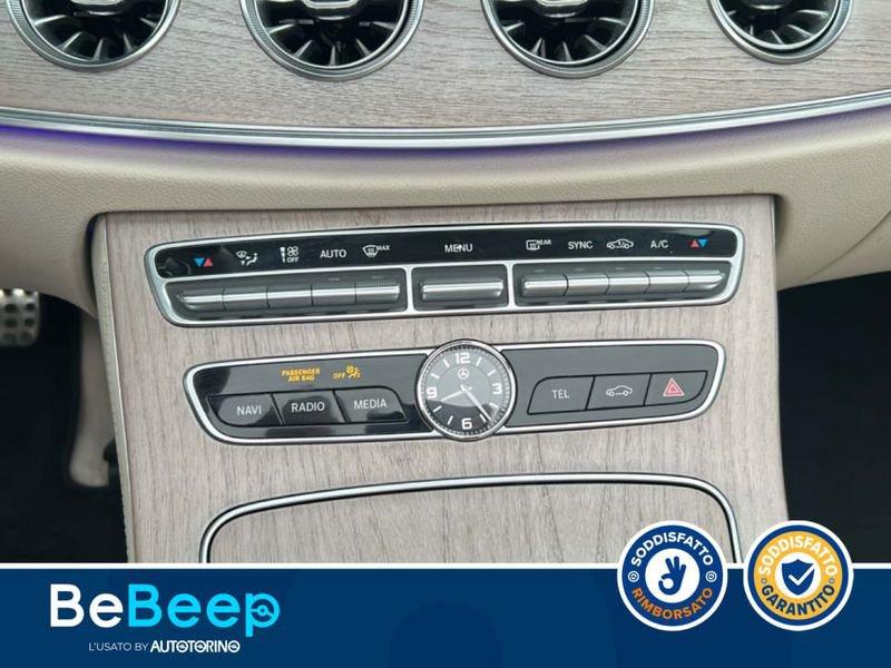 Mercedes-Benz Classe E Cbr E CABRIO 220 D PREMIUM 4MATIC AUTO