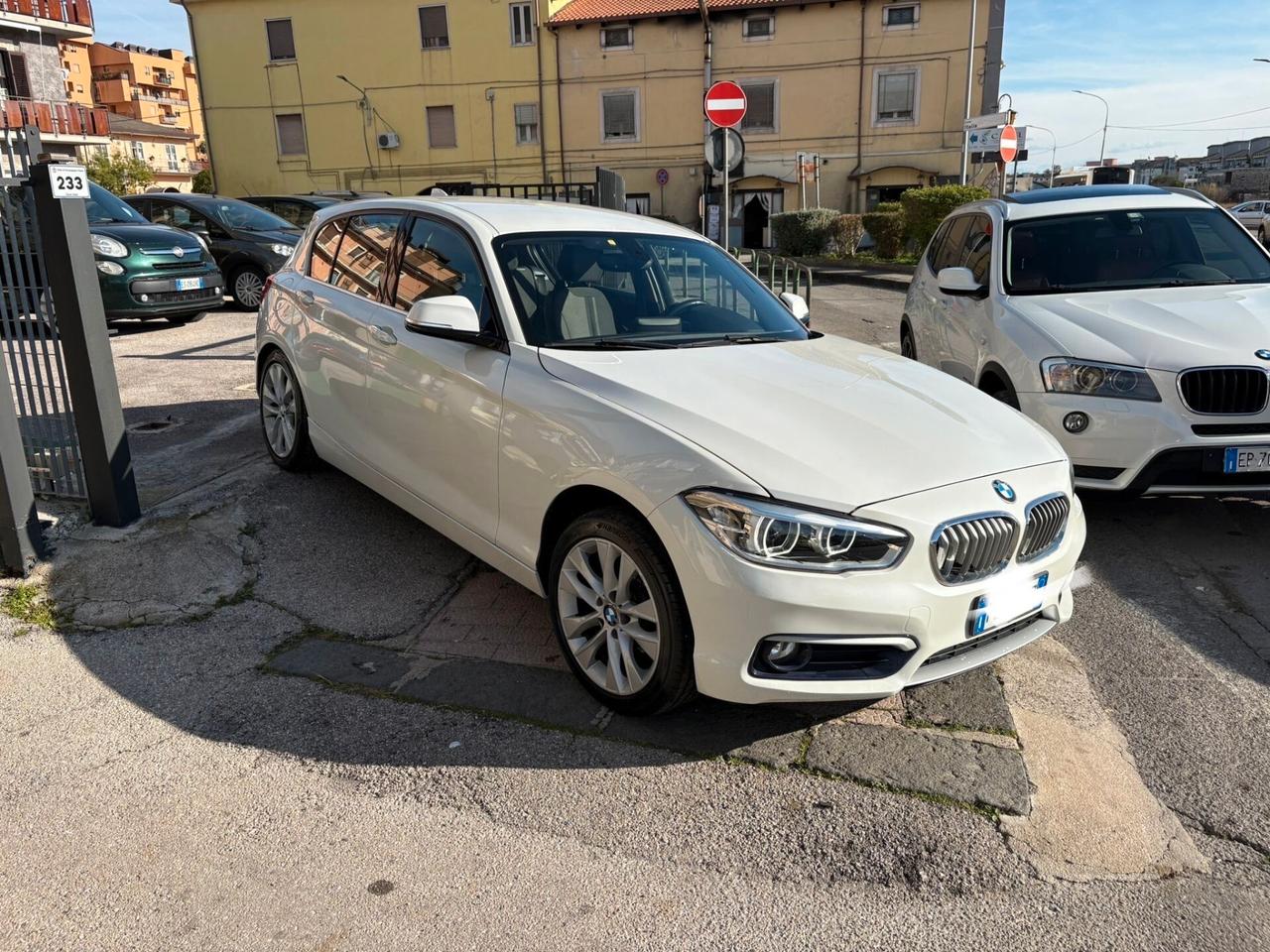BMW 116 CAMBIO AUTOMATICO BIANCO PERLATO