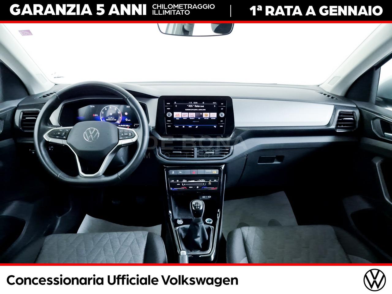 Volkswagen T-Cross 1.0 tsi life 95cv