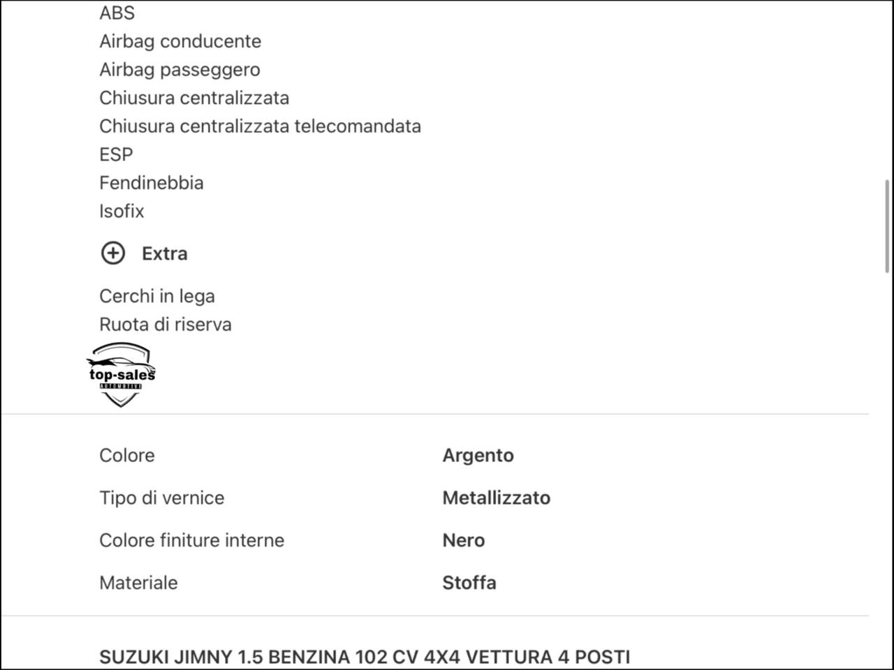 Suzuki Jimny 1.5 5MT PRO MATA (N1) Nuovo