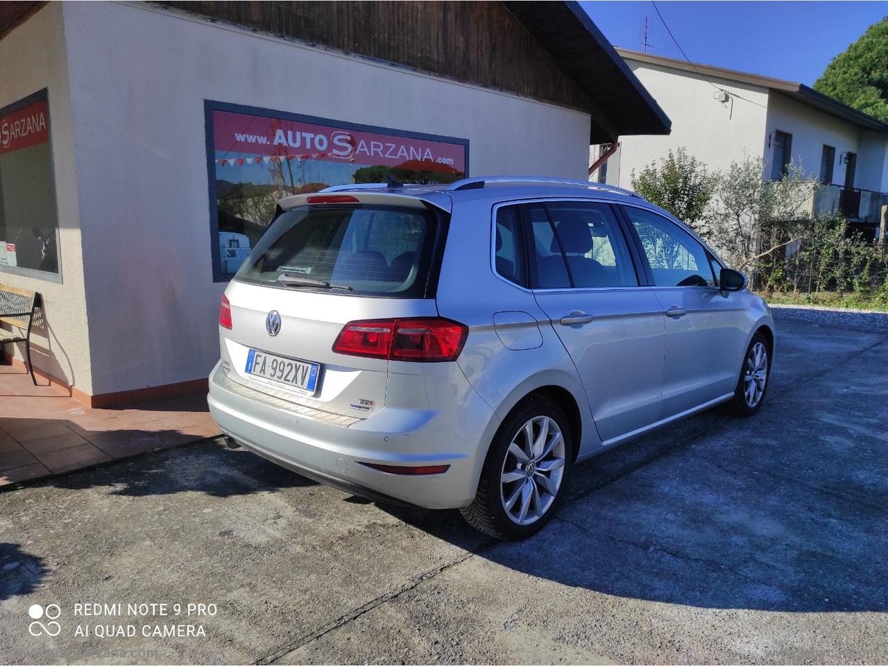 VOLKSWAGEN Golf Sportsvan 1.6TDI110DSGExec 4FreeBMT 3 ANNI GARANZIA -- 15GG SODDISFATTI O RIMBORSATI