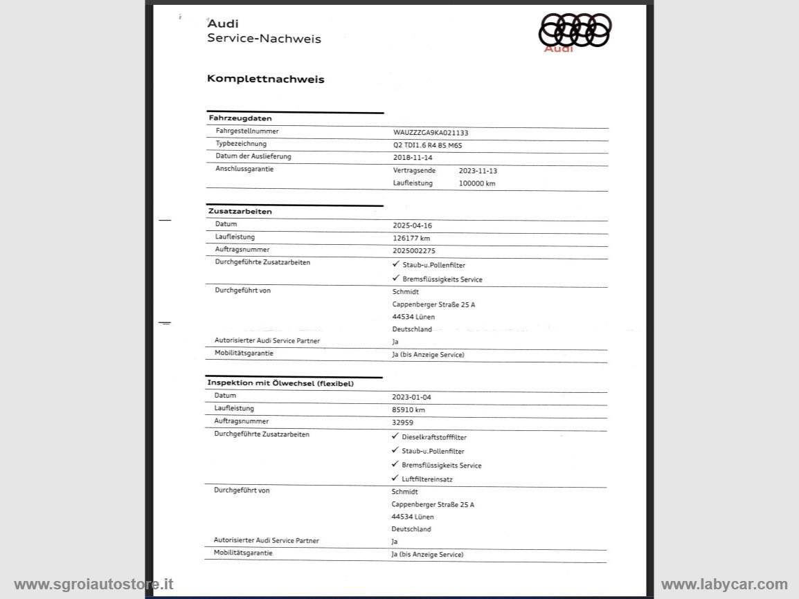 AUDI Q2 1.6 TDI Sport LED - NAVI 2019