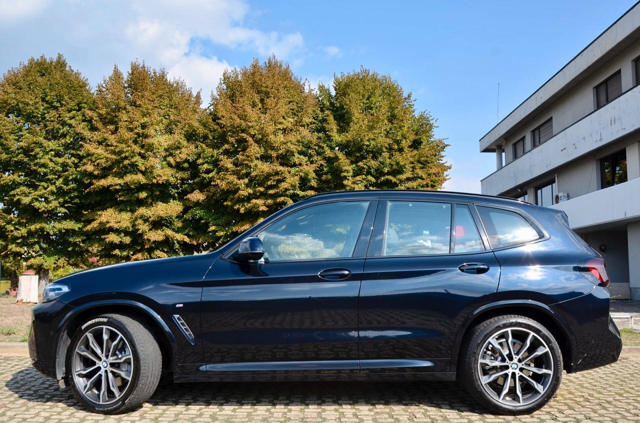 BMW X3 XDRIVE30d MHEV MILD HYBRID 48V MSPORT 249cv AUTO, GARANZIA BMW 3/2027, PACK SERVICE, UFF ITALIANA, EURO 6D, TETTO, FULL LED, RETROCAMERA, PERMUTE