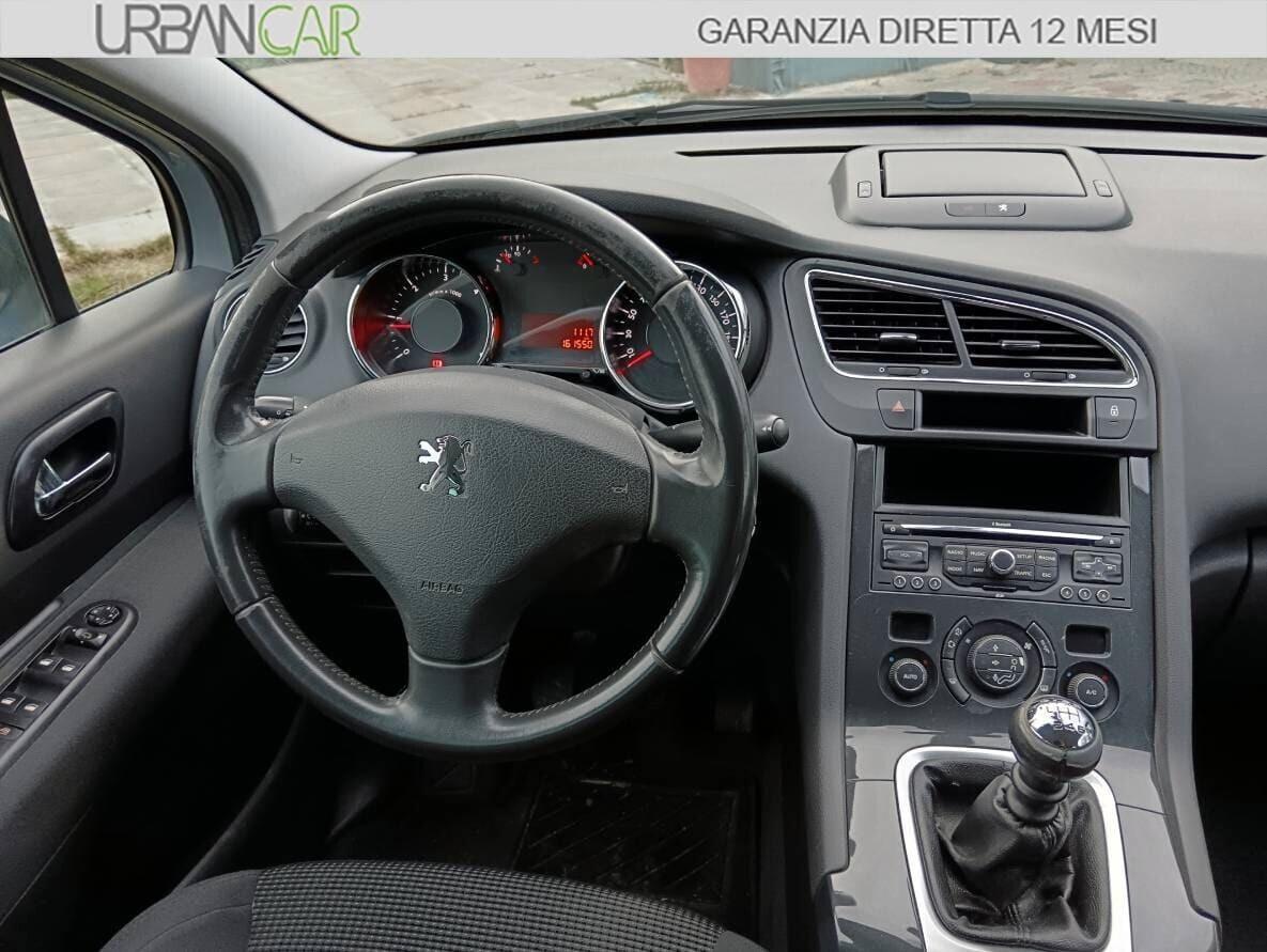 PEUGEOT 5008 1.6 HDI 110 cv 7 posti - GARANZIA
