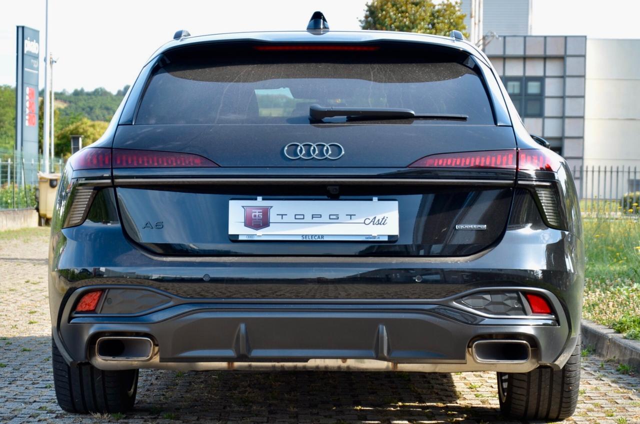 AUDI A6 AVANT 3.0 TFSI MHEV MILD HYBRID S-LINE EDITION QUATTRO 367cv S-TRONIC, AUTO PARI AL NUOVO, UNICOPROPRIETARIO, EURO 6E, GARANZIA AUDI 08/2029, 21", MATRIX, NERO LOOK, 360°, PERMUTE