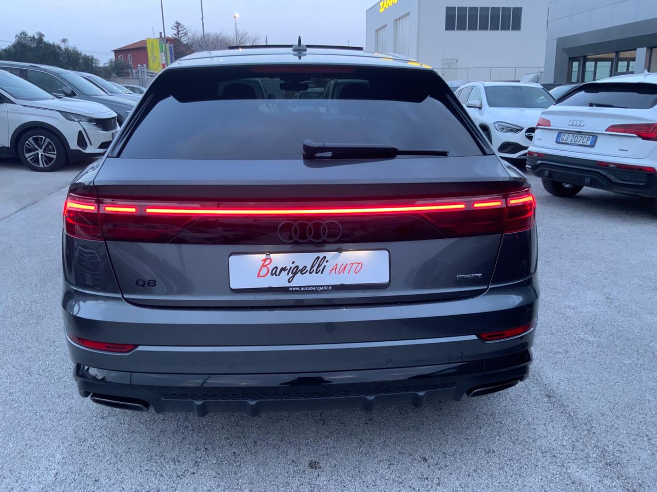 Audi Q8 SUV 50 TDI 286 CV quattro tiptronic S line edition TETTO.RUOTE POST STERZ.