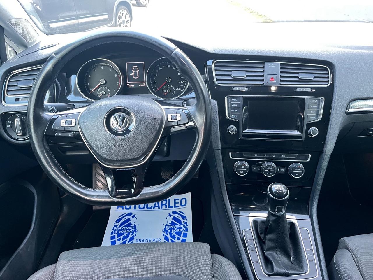 Volkswagen Golf 7 1.4 TSI 122 cv benzina Highline 118.000 km