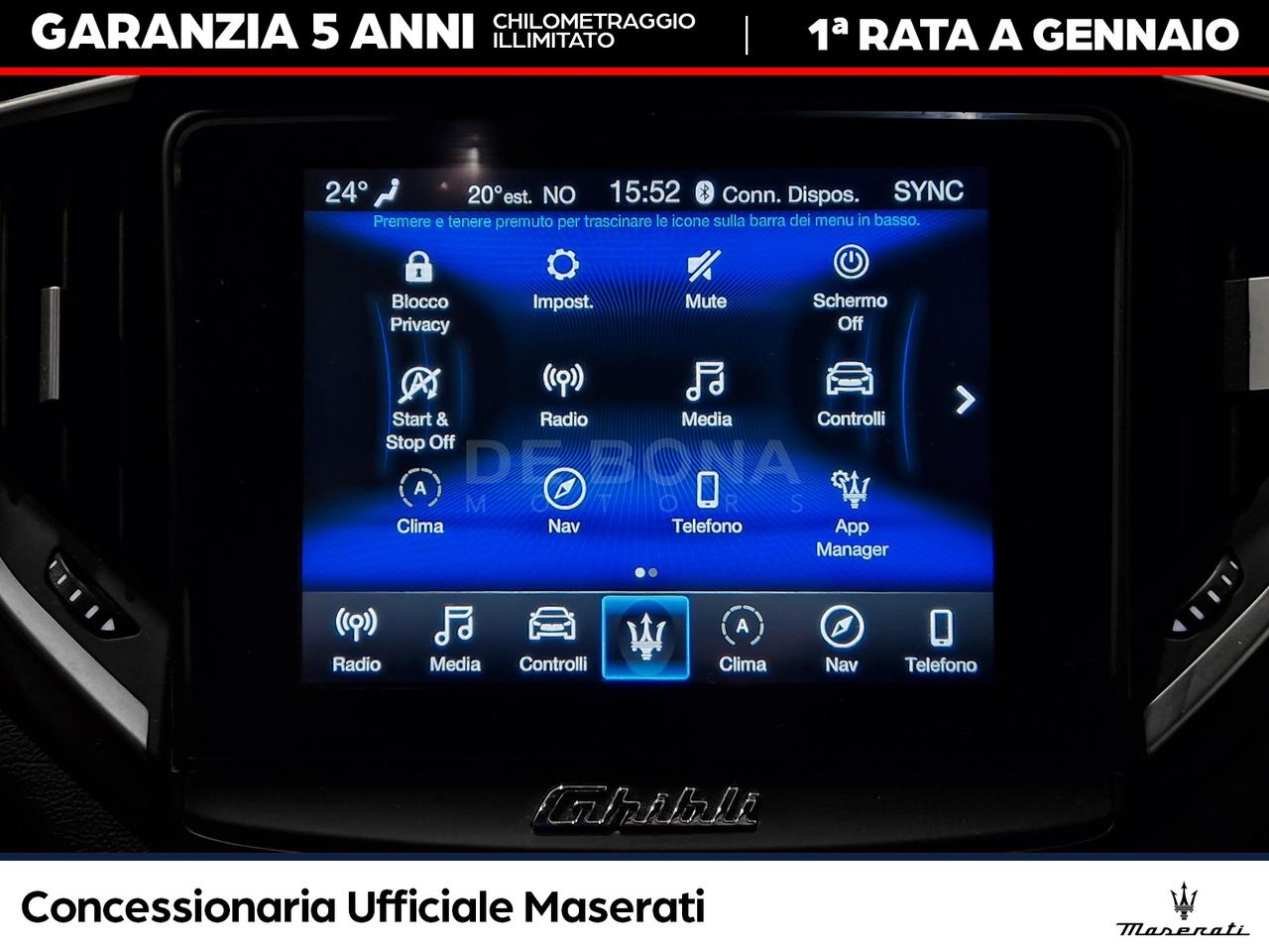 Maserati Ghibli 3.0 v6 ds ribelle black 275cv auto