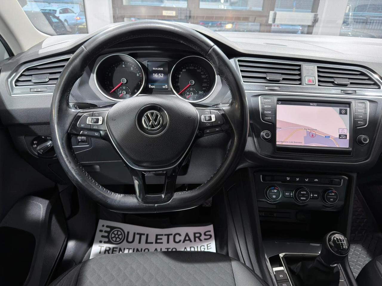 VW TIGUAN 1.4TSI 125CV STYLE 49.000KM 2017 1HANDE