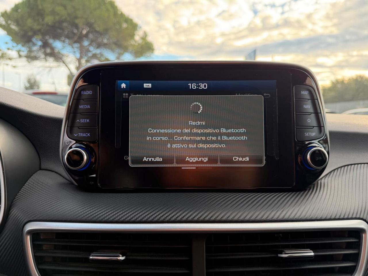 HYUNDAI TUCSON XTECH 1.6 116CV NAVI CAM AUTOCARRO ANNO 2021
