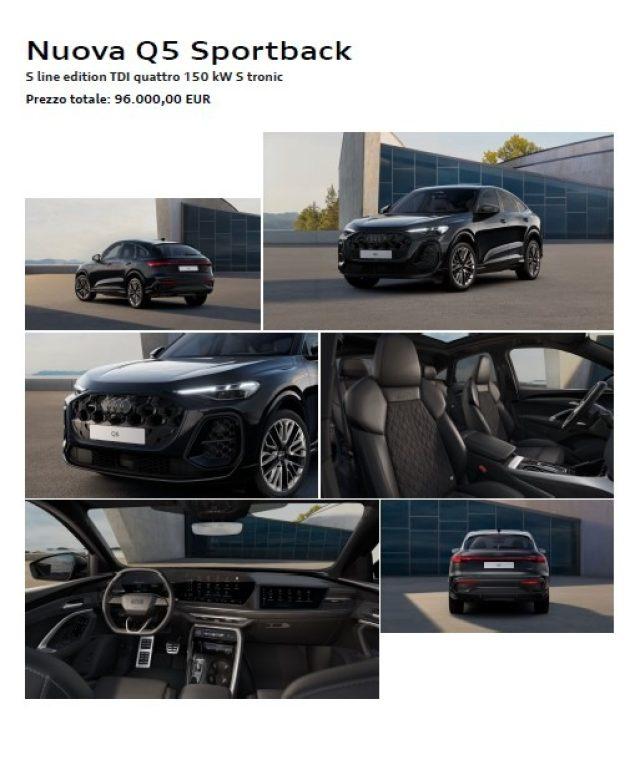 AUDI Q5 SPB 2.0 TDI Quattro S-Tronic S-Line Tetto KM0 MY26