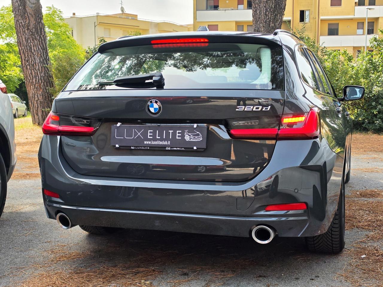 Bmw 320 320D G21 TOURING 48V MHEV ADVANTAGE _ SERVICE BMW _ TETTO FULL GLASS _ FULL LED _ DRAVIT GREY METALLIC