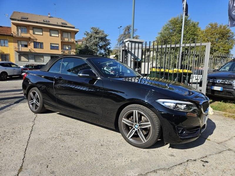 BMW Serie 2 220d Cabrio Luxury auto my18