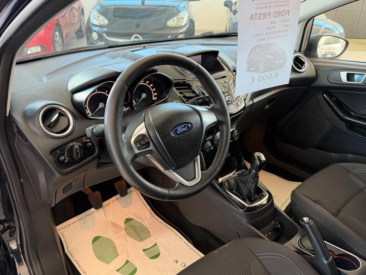 Ford Fiesta 1.5 TDCi 75CV 5 porte Black & White Edition