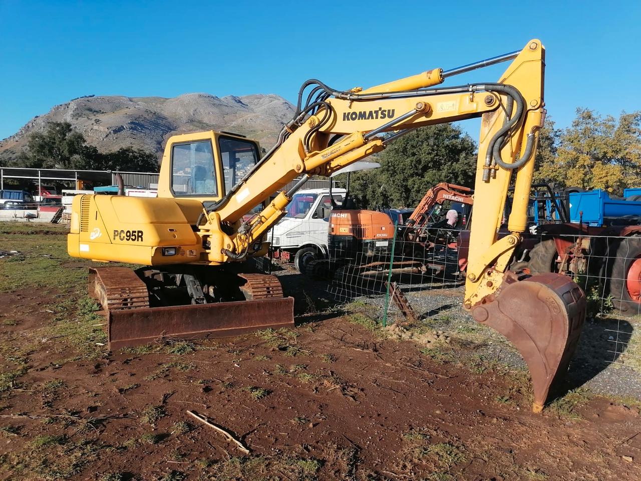 Escavatore Usato Komatsu PC95 Utility (91 Quintali)