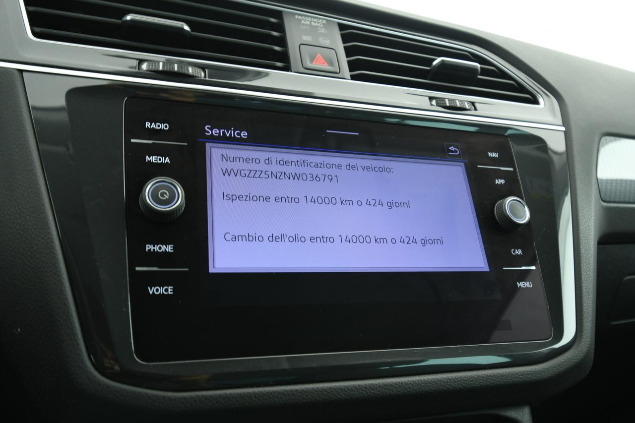 VOLKSWAGEN Tiguan 2.0 tdi Life 150cv dsg APP CONNECT+ACC+LED+C17"