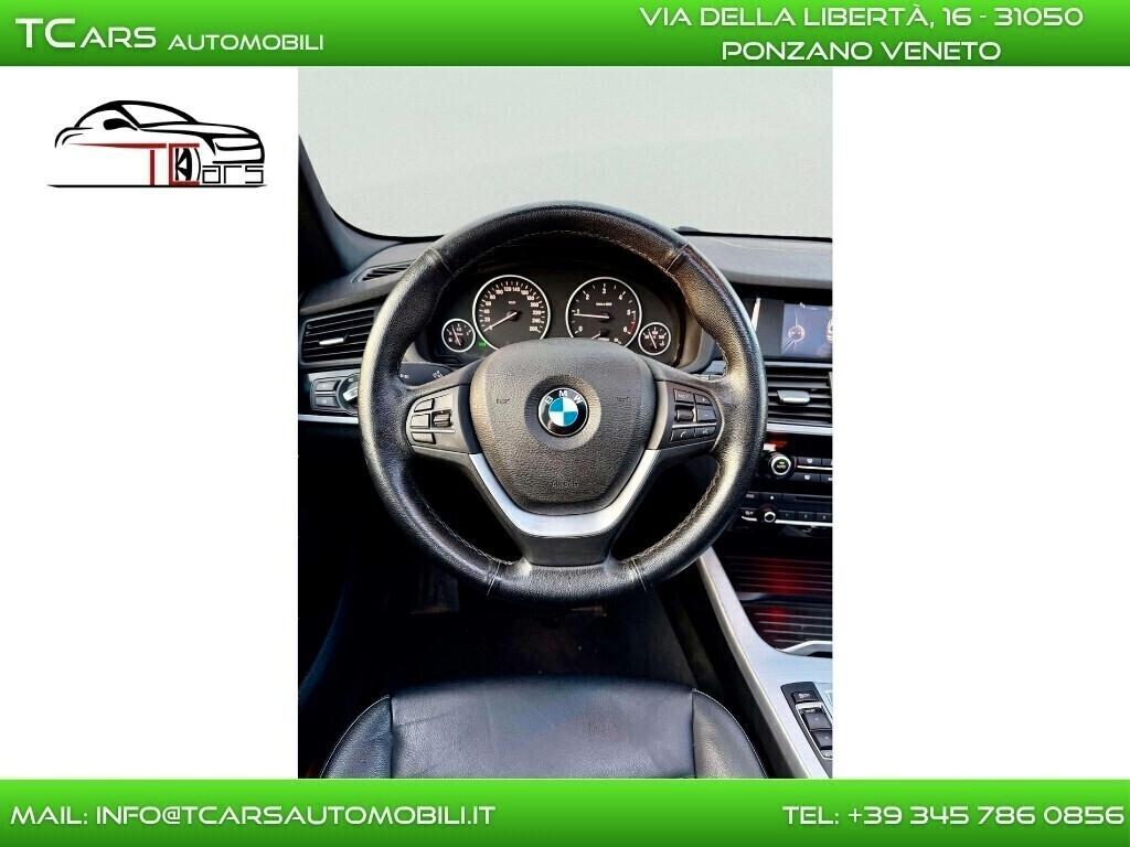 BMW X3 XDRIVE XLINE-KM CERTIFICATI-TETTO APRIBILE